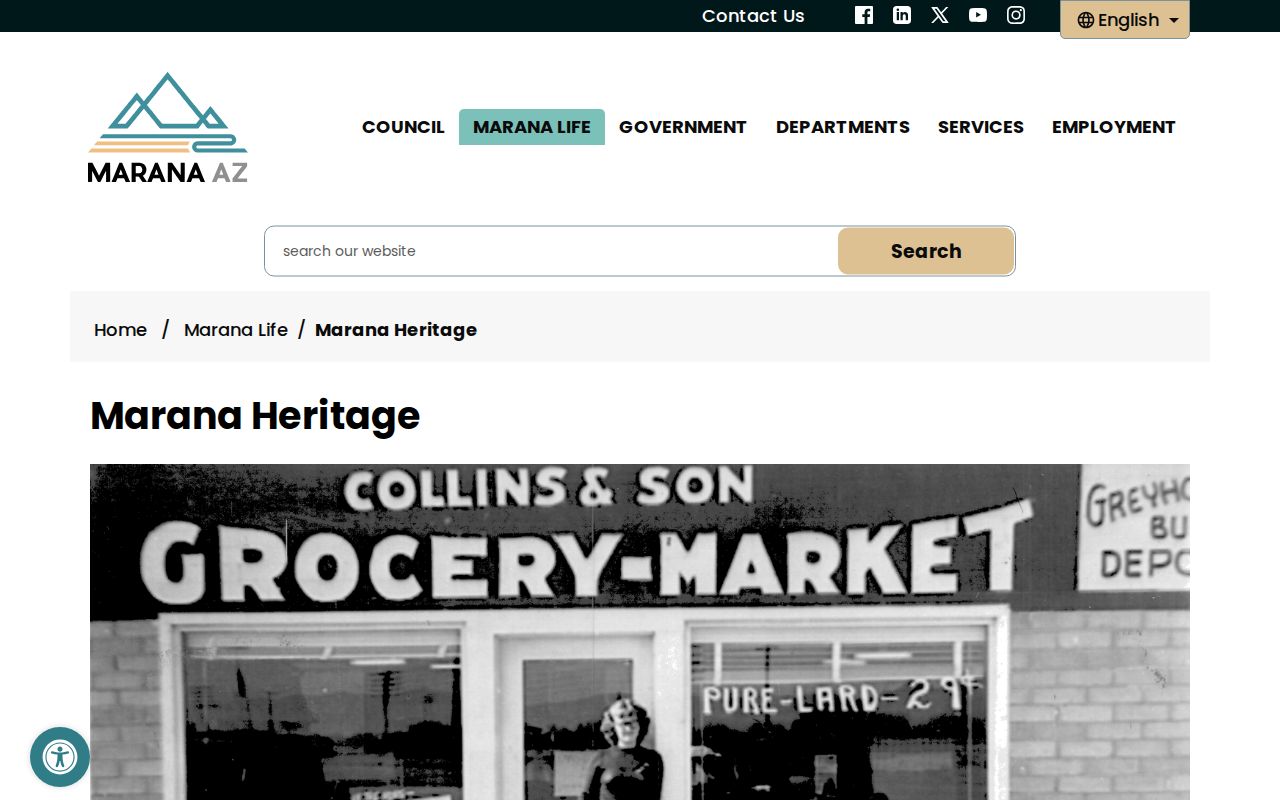 Marana previous residents research supported by the town heritage timeline